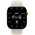 Apple Watch 12 5G - Céramique Blanc nacré 46 mm - Bracelet Sport Sable M/L