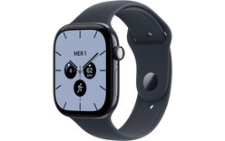Apple Watch 12 5G - Céramique Bleu nuit 46 mm - Bracelet Sport Bleu marine S/M