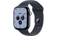 Apple Watch 12 5G - Céramique Bleu nuit 46 mm - Bracelet Sport Bleu marine S/M