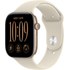Apple Watch 12 5G - Aluminium Or clair 46 mm - Bracelet Sport Sable M/L