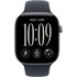Apple Watch 12 5G - Aluminium Gris sidéral 46 mm Bracelet Sport Bleu marine M/L