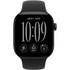 Apple Watch 12 - Aluminium Noir 42 mm - Bracelet Sport Noir S/M