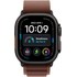 Apple Watch Ultra 4 Titane Noir - Boucle Alpine Bordeaux - L
