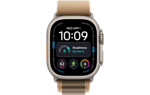 Apple Watch Ultra 4 Titane - Boucle Alpine Désert - L