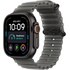 Apple Watch Ultra 4 Titane Noir - Bracelet Océan Noir translucide