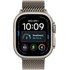 Apple Watch Ultra 4 Titane - Bracelet Milanais en titane - M