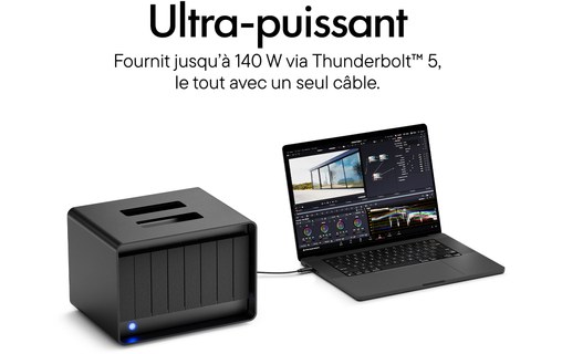 Système RAID LaCie 8big Pro5 Thunderbolt 5 - 32 To (8x4To)