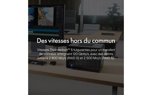 Système RAID LaCie 8big Pro5 Thunderbolt 5 - 32 To (8x4To)