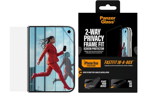 Protection d'écran pour iPhone Duo - PanzerGlass 2-Way Privacy