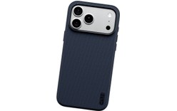 Coque MagSafe pour iPhone 18 Pro Max - PanzerGlass CARE Fusion Fabric - Bleue