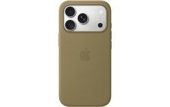 Coque en silicone avec MagSafe pour iPhone 18 Pro - Apple - Olive