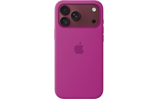 Coque en silicone avec MagSafe pour iPhone 18 Pro Max - Apple - Magenta