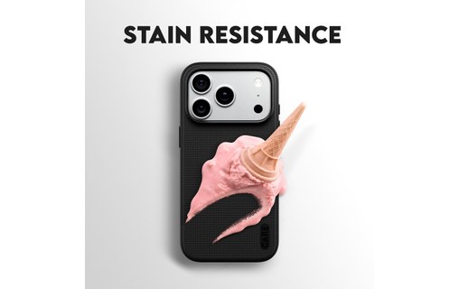 Coque MagSafe pour iPhone 18 Pro - PanzerGlass CARE Fusion Fabric - Noire