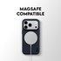 Coque MagSafe pour iPhone 18 Pro - PanzerGlass CARE Fusion Fabric - Bleue