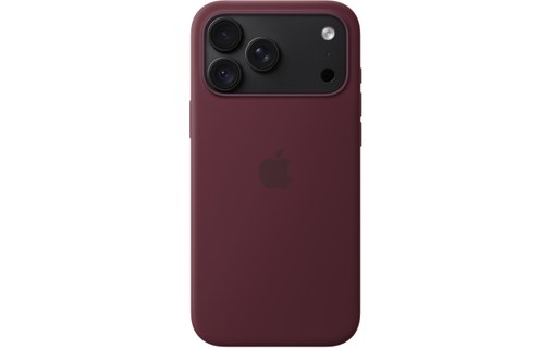 Coque en silicone avec MagSafe pour iPhone 18 Pro Max - Apple - Bordeaux