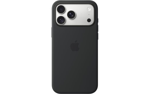 Coque en silicone avec MagSafe pour iPhone 18 Pro Max - Apple - Noir