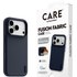 Coque MagSafe pour iPhone 18 Pro - PanzerGlass CARE Fusion Fabric - Bleue