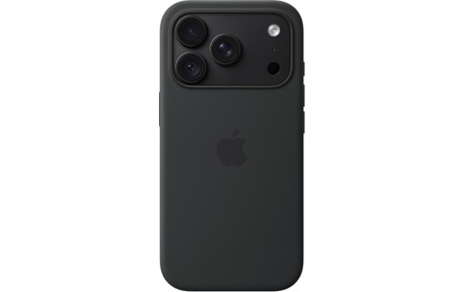 Coque en silicone avec MagSafe pour iPhone 18 Pro - Apple - Noir