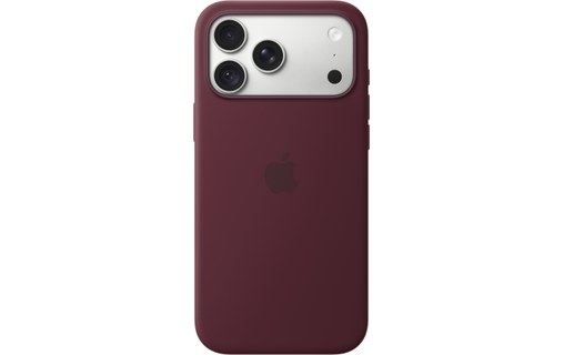 Coque en silicone avec MagSafe pour iPhone 18 Pro Max - Apple - Bordeaux