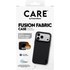 Coque MagSafe pour iPhone 18 Pro Max - PanzerGlass CARE Fusion Fabric - Noire