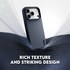 Coque MagSafe pour iPhone 18 Pro - PanzerGlass CARE Fusion Fabric - Noire