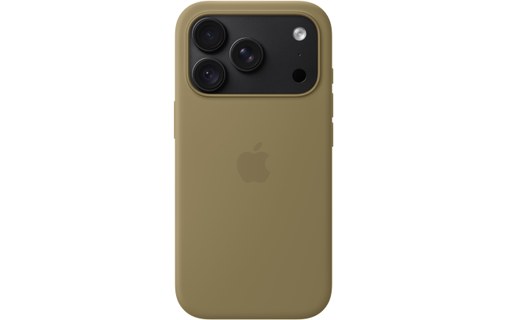 Coque en silicone avec MagSafe pour iPhone 18 Pro - Apple - Olive