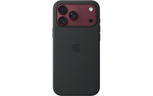 Coque en silicone avec MagSafe pour iPhone 18 Pro Max - Apple - Noir