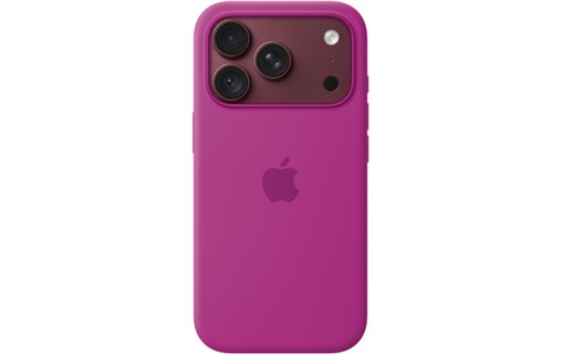 Coque en silicone avec MagSafe pour iPhone 18 Pro - Apple - Magenta