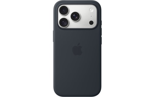 Coque en silicone avec MagSafe pour iPhone 18 Pro - Apple - Bleu marine