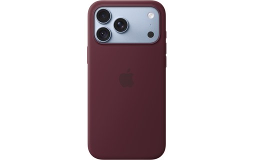 Coque en silicone avec MagSafe pour iPhone 18 Pro Max - Apple - Bordeaux