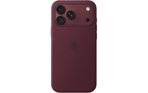 Coque en silicone avec MagSafe pour iPhone 18 Pro Max - Apple - Bordeaux