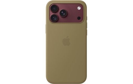Coque en silicone avec MagSafe pour iPhone 18 Pro Max - Apple - Olive