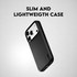 Coque MagSafe pour iPhone 18 Pro - PanzerGlass CARE Fusion Fabric - Noire