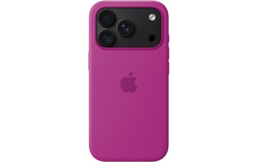 Coque en silicone avec MagSafe pour iPhone 18 Pro - Apple - Magenta