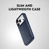 Coque MagSafe pour iPhone 18 Pro - PanzerGlass CARE Fusion Fabric - Bleue