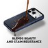 Coque MagSafe pour iPhone 18 Pro - PanzerGlass CARE Fusion Fabric - Noire