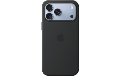 Coque en silicone avec MagSafe pour iPhone 18 Pro Max - Apple - Noir