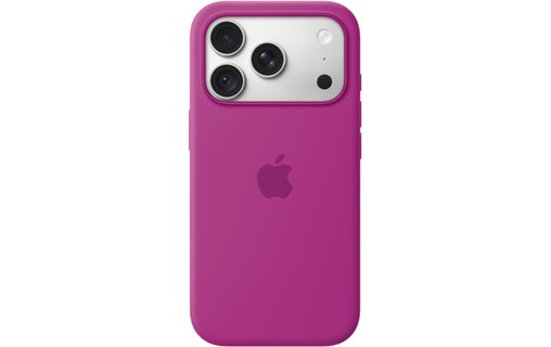 Coque en silicone avec MagSafe pour iPhone 18 Pro - Apple - Magenta