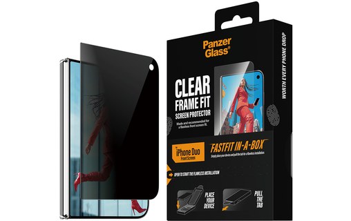 Protection d'écran pour iPhone Duo - PanzerGlass 2-Way Privacy