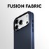 Coque MagSafe pour iPhone 18 Pro - PanzerGlass CARE Fusion Fabric - Bleue