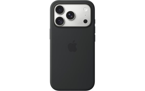 Coque en silicone avec MagSafe pour iPhone 18 Pro - Apple - Noir