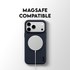 Coque MagSafe pour iPhone 18 Pro Max - PanzerGlass CARE Fusion Fabric - Bleue