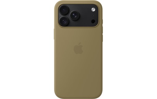 Coque en silicone avec MagSafe pour iPhone 18 Pro Max - Apple - Olive