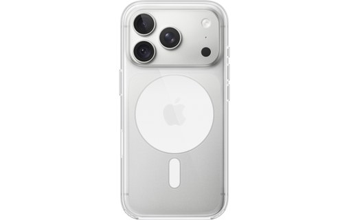 Anneau MagSafe visible à travers la coque transparente pour iPhone 18 Pro