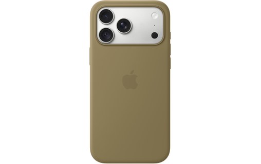 Coque en silicone avec MagSafe pour iPhone 18 Pro Max - Apple - Olive
