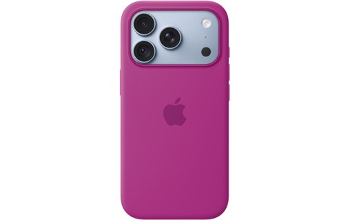 Coque en silicone avec MagSafe pour iPhone 18 Pro - Apple - Magenta