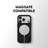 Coque MagSafe pour iPhone 18 Pro - PanzerGlass CARE Fusion Fabric - Noire