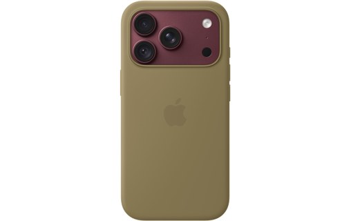 Coque en silicone avec MagSafe pour iPhone 18 Pro - Apple - Olive