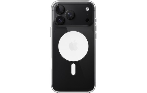 Coque transparente Apple laissant visibles le module photo et les commandes de l'iPhone 18 Pro Max