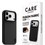 Coque MagSafe pour iPhone 18 Pro - PanzerGlass CARE Fusion Fabric - Noire
